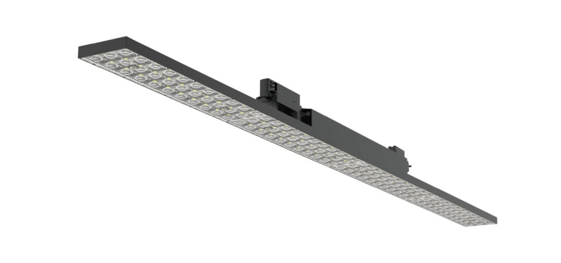 Ledimo Easytrack Line Yleisvalaisin 3-vaihekiskoon IP20 48W 1150mm 860 7200lm 90deg musta - Ledimo Oy Ledimo Easytrack Line Yleisvalaisin 3-vaihekiskoon IP20 48W 1150mm 860 7200lm 90deg musta - Ledimo Oy