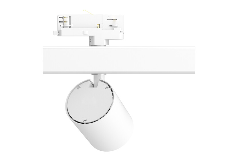 Ledimo Easytrack Mini Kohdevalaisin 3-vaihekiskoon IP20 20W 90x108mm 2000lm 38deg valkoinen RGBW DALI2 - Ledimo Oy Ledimo Easytrack Mini Kohdevalaisin 3-vaihekiskoon IP20 20W 90x108mm 2000lm 38deg valkoinen RGBW DALI2 - Ledimo Oy