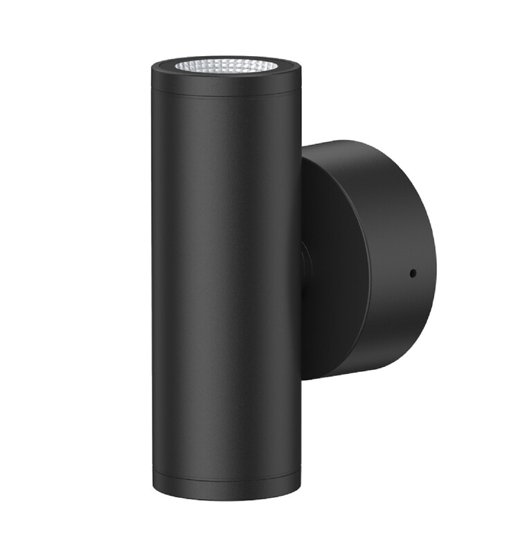 Ledimo Cylindo Seinävalaisin IP65 27W 230x100mm 830 3200lm ylös-alas 60deg musta - Ledimo Oy Ledimo Cylindo Seinävalaisin IP65 27W 230x100mm 830 3200lm ylös-alas 60deg musta - Ledimo Oy
