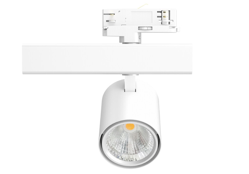 Ledimo Easytrack Mini Kohdevalaisin 3-vaihekiskoon IP20 20W 90x108mm 2000lm 38deg valkoinen RGBW DALI2 - Ledimo Oy Ledimo Easytrack Mini Kohdevalaisin 3-vaihekiskoon IP20 20W 90x108mm 2000lm 38deg valkoinen RGBW DALI2 - Ledimo Oy