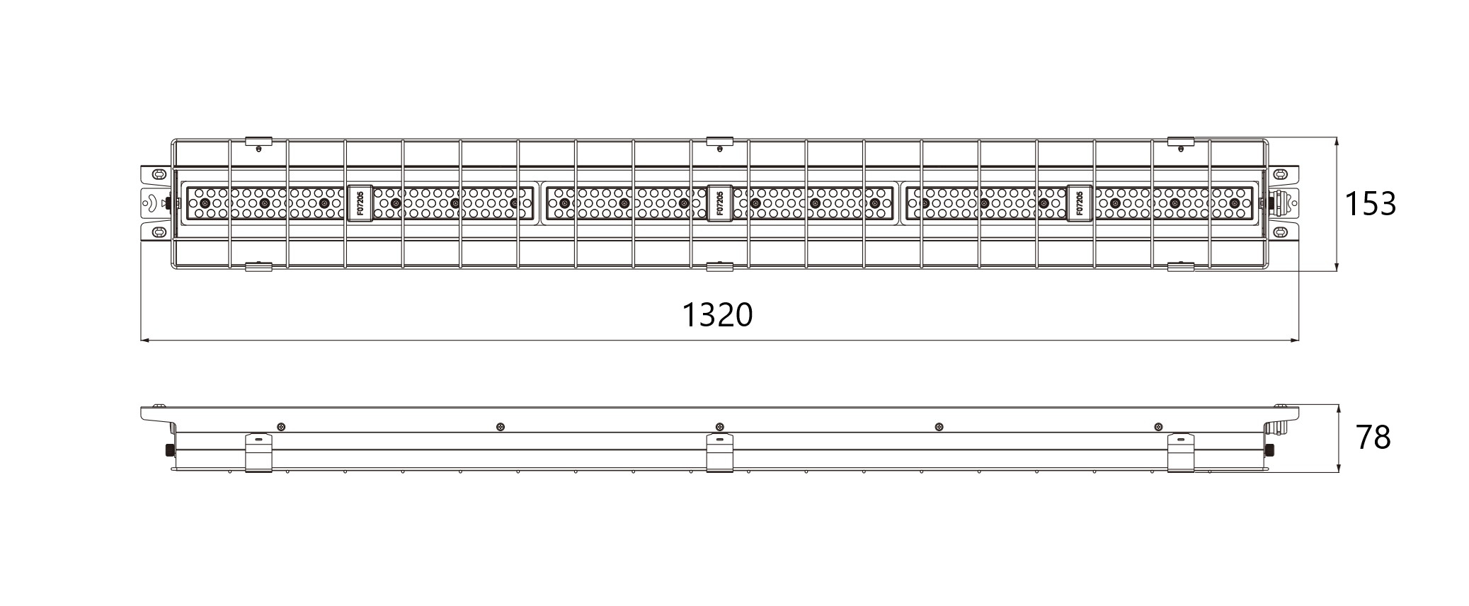 Ledimo® Sporty S Urheilutilavalaisin IP23 60-90-120W 1320mm 4000K Ra80 9000-13500-18000lm valkoinen 90deg - Ledimo Oy Ledimo® Sporty S Urheilutilavalaisin IP23 60-90-120W 1320mm 4000K Ra80 9000-13500-18000lm valkoinen 90deg - Ledimo Oy