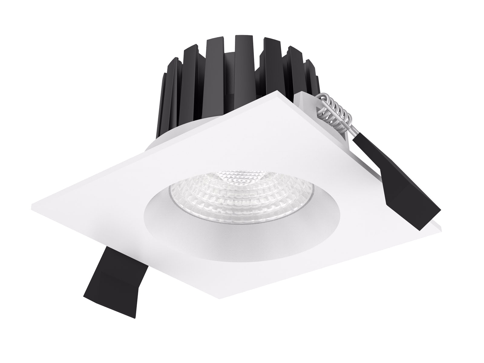 Ledimo® Spot SQ Alasvalo IP65 13W 110mm 3000-4000K Ra90 1144-1319lm valkoinen 36deg TRIAC - Ledimo Oy
