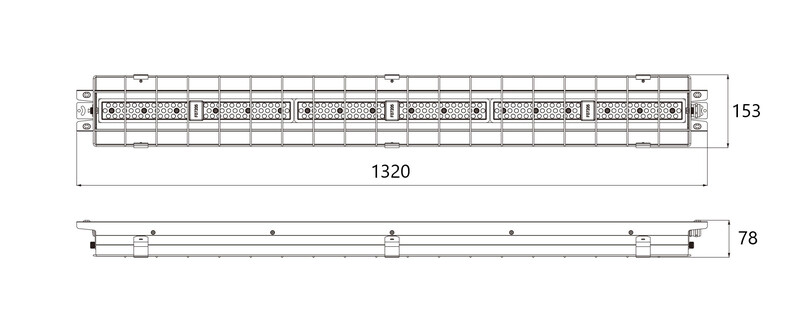 Ledimo® Sporty S Urheilutilavalaisin IP23 60-90-120W 1320mm 4000K Ra80 9000-13500-18000lm valkoinen 90deg - Ledimo Oy