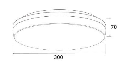Ledimo® Slim 2 Yleisvalaisin IP54 24W 300mm 3000-4000K Ra80 3100lm valkoinen 120deg DALI2 - Ledimo Oy Ledimo® Slim 2 Yleisvalaisin IP54 24W 300mm 3000-4000K Ra80 3100lm valkoinen 120deg DALI2 - Ledimo Oy