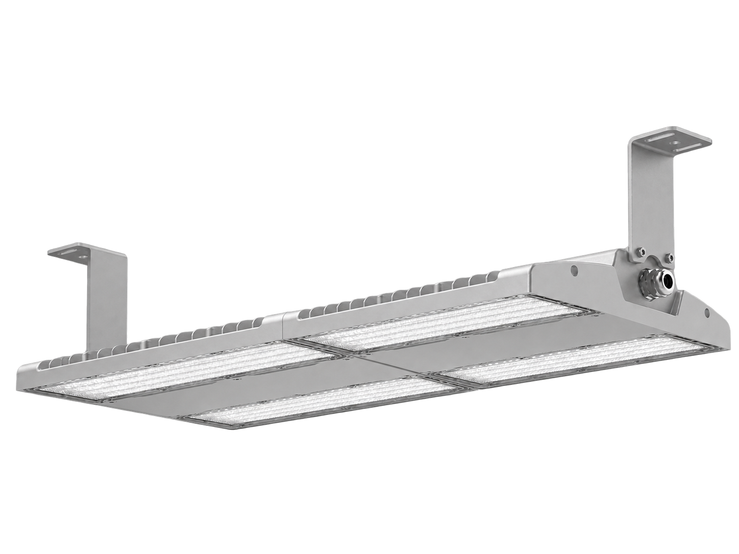 Ledimo® Stream Sport IK10 Urheilutilavalaisin IP66 300W 680mm 5000K Ra80 53850lm harmaa 60deg - Ledimo Oy Ledimo® Stream Sport IK10 Urheilutilavalaisin IP66 300W 680mm 5000K Ra80 53850lm harmaa 60deg - Ledimo Oy