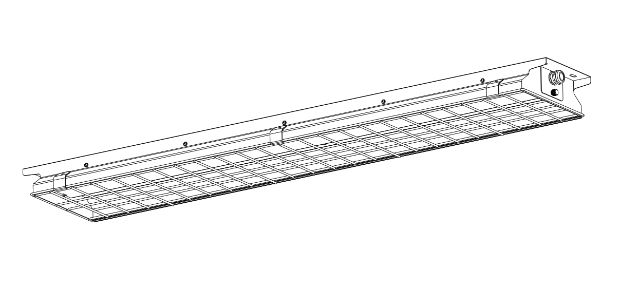 Ledimo® Sporty Urheilutilavalaisin IP23 200W 1320mm 4000K Ra80 30531lm valkoinen 90deg DALI2 - Ledimo Oy